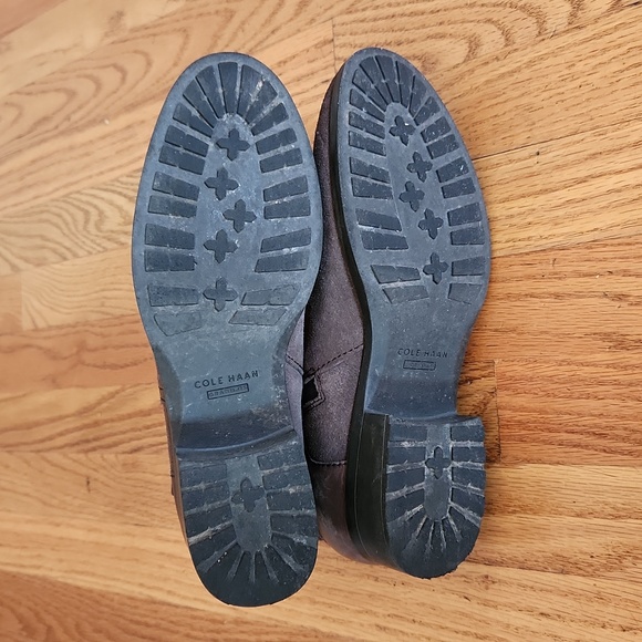 Cole Haan Waterproof Brown Suede Leather Boots / Booties Size 7 - Picture 8 of 9